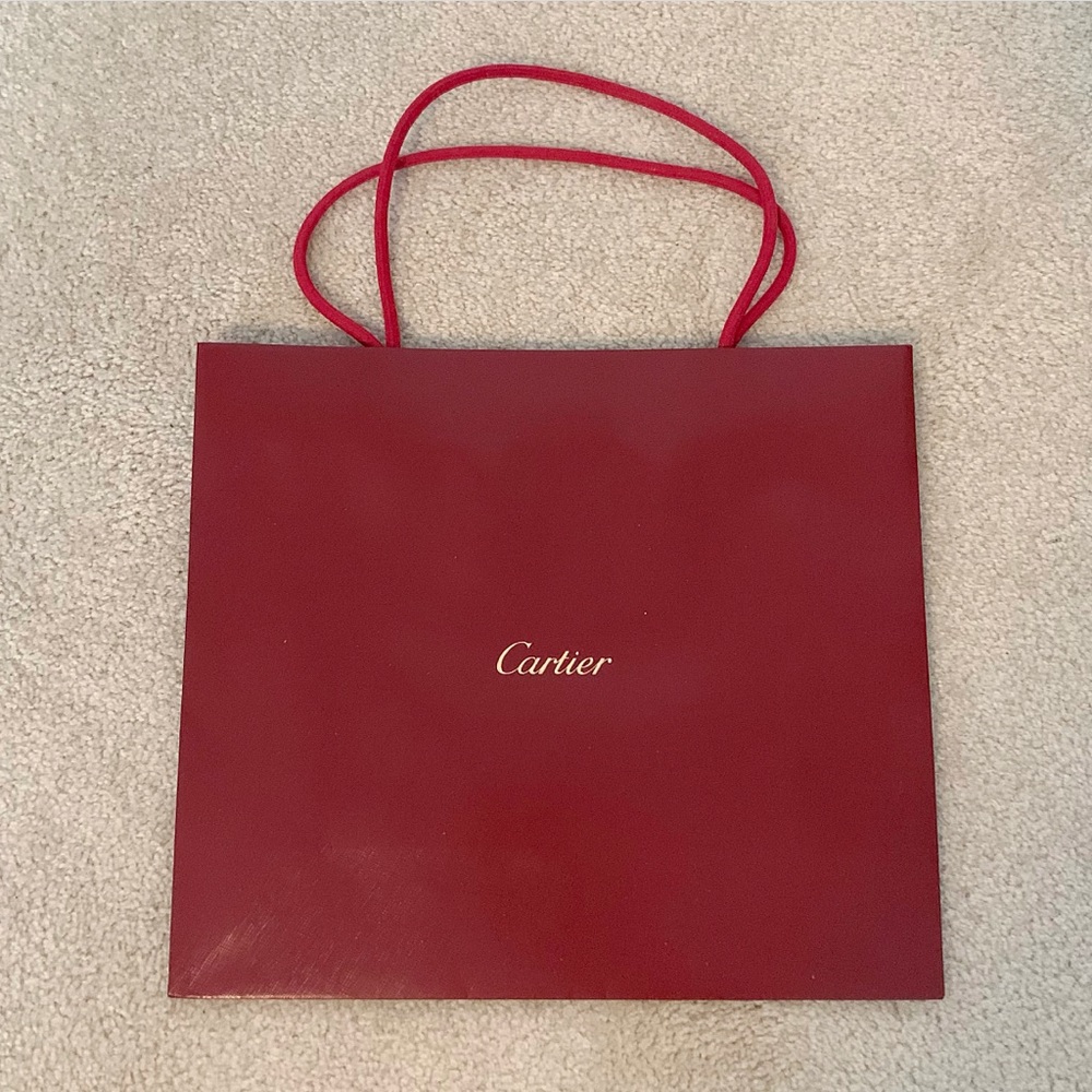 Cartier paper shopping bag